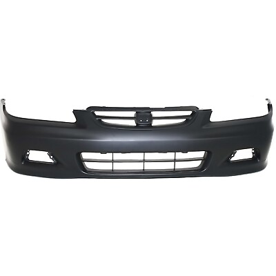 #ad Front Bumper Cover For 2001 2002 Honda Accord Coupe With Fog Lamp Holes Primed $182.04