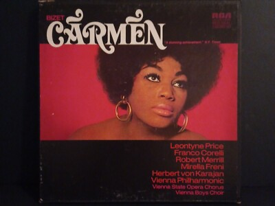 #ad BIZET CARMEN Vinyl 3LP Box Set RCA RED SEAL SER 5600 2 LSC 6199 EX NM $39.90