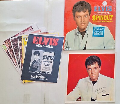 #ad Elvis Presley Spinout LPM 3702 Factory Shrink With Hype Original Bonus Photo $85.00