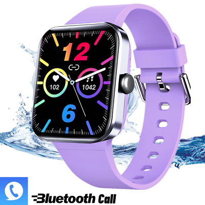 #ad Smart Watch for iOS Android Waterproof HD Smart Watch For Men Women Make Calls $28.99