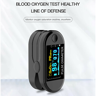 #ad Fingertip Blood Oxygen Saturation Monitor with LED Screen Digital Readings ￣ $16.12