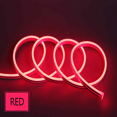 1M 2M 3M 5M 12V Flexible Sign Neon Lights Silicone Tube LED Strip Waterproof $20.99