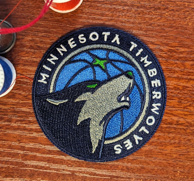 #ad Minnesota Timberwolves Patch NBA Basketball Sports Embroidered Iron On 2.75quot; $4.50