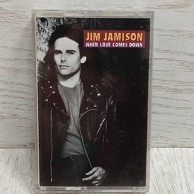 #ad Jim Jamison Cassette When Love Comes Down Cassette Tape Very Rare HTF $69.94