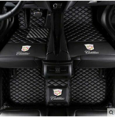 #ad For Cadillac Models Car Floor Mats Waterproof Front Rear Carpets Rugs Auto Mats $98.99