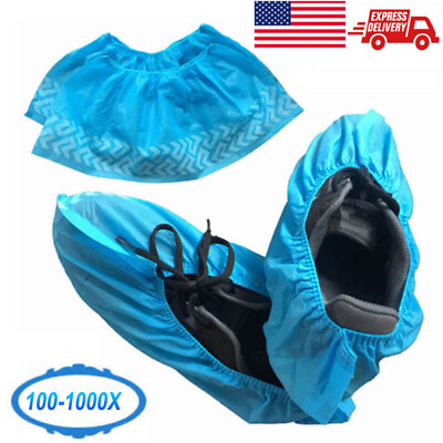 #ad 100 1000x Shoe Covers Disposable Breathable Slip Resistant Non slip Protectors $81.94