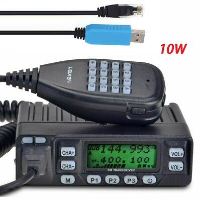 #ad Leixen VV 898 VHF UHF Dual Band Ham MINI Car Trunk Mobile Radio Transceiver 10W $67.99