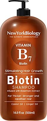 #ad Biotin Shampoo for Hair Growth and Thinning 16.9 Fl Oz Pack of 1 $27.48