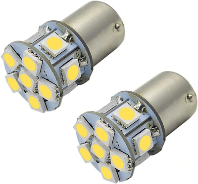#ad 2Pcs 1157 LED Bulb White 6V BAY15D 5050 12SMD LED Light Bulbs for Back up Revers $19.99