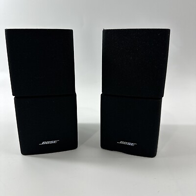 #ad Bose Double Dual Cube Direct Reflect SpeakersLifestyle Acoustimass Surround 2 $49.95