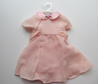 #ad Gotz Little Sisters Doll Outfit New Pink Chiffon Dress Fits 18quot; American Girl $13.99