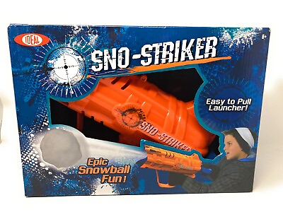 #ad NEW Ideal Sno Striker Kids Snow Ball Launcher Fun Gun Winter Toy Snowball Fun $18.95