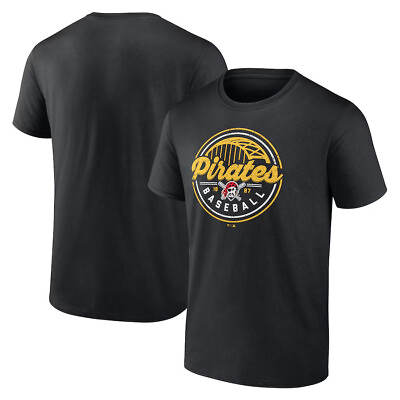 #ad Hot Hot Men#x27;s Pittsburgh Pirates Black Bridge T Shirt Size S 5XL $24.90