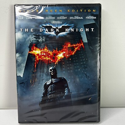 #ad DVD *NEW Sealed The Dark Knight Widescreen Edition Christian Bale amp; Heath Ledger $4.99