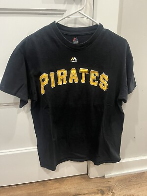 #ad Andrew McCutchen #22 Pittsburgh Pirates Majestic Men’s Jersey Shirt Size Medium $17.99