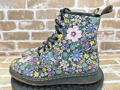 #ad Doc Dr Martens Newton Wanderlust Floral Canvas Sneaker Boots EU39 Womens Size 8 $54.99