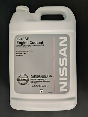 #ad GENUINE OEM Nissan L248SP Green Engine Coolant 1Gal Nonsilicate 999MP AF000P $191.08