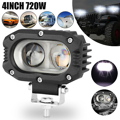 #ad 4inch 720W LED Work Light Car Spot Bar Off road Fog Lamp 4WD UTE ATV SUV Truck $27.48
