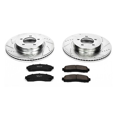 #ad Powerstop K1931 Brake Discs And Pad Kit 2 Wheel Set Front for Ford Explorer $175.16