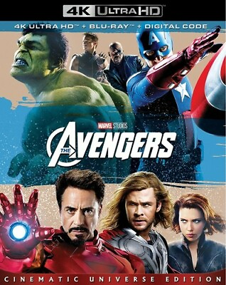 #ad Marvel#x27;s The Avengers 4K UHD Excellent DVD Robert DowneyChris EvansMark Ru $10.07