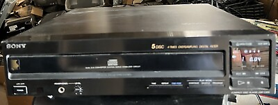#ad Sony CDP C205 5 Disc Compact Disc Player CD Changer Tested amp; Working NO Remote $39.99