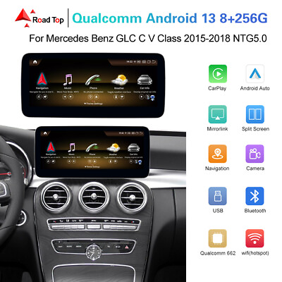 #ad 10.25#x27;#x27; Android 13 Screen Display for Mercedes Benz CLA GLA Class W176 2016 2019 $455.05