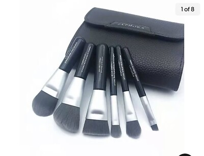 #ad SEPHORA COLLECTION Deluxe Charcoal Antibacterial Brush Set Mini NIB MSRP $39 $18.85