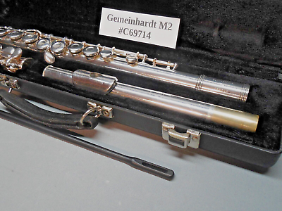 #ad Gemeinhardt Silver Plated Flute w Case ALL NEW PADS Cleaned amp; Reconditioned $189.00