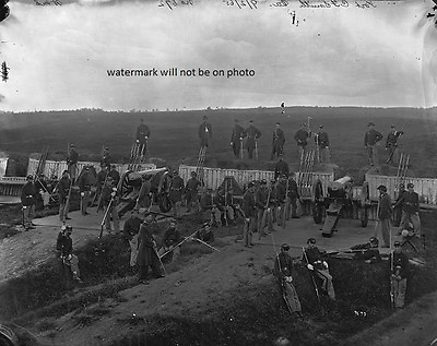 #ad Company F 2nd NY Artillery at Fort C. F. Smith 8quot;x 10quot; Civil War Photo #98 $7.43
