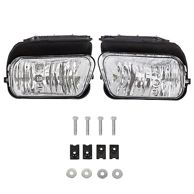 #ad Bumper Fog Lights Lamps LeftRight Fit For 2003 2006 Chevy Silverado Avalanche $26.78