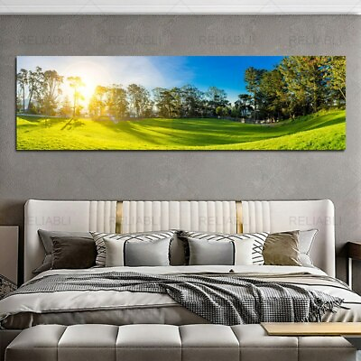 #ad Nature Landscape Tree Canvas Painting Canvas Wall Art Home Decor Posters Picture $14.09