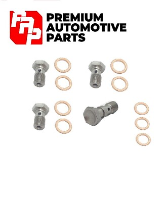 #ad Honda Stainless Steel Banjo Bolt complete set Motorcycle GBP 10.75