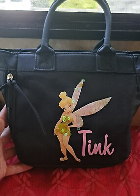 #ad Sweetest Little Girl#x27;s Disney#x27;s Small Tink Bag Zipped Top And Side Clean Inside $16.00