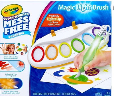 #ad Crayola Color Wonder Magic Light Brush Mess Free Painting Gift for Kids 3 $49.99
