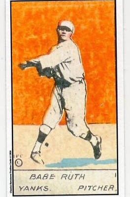 #ad BABE RUTH T206 1920 W516 BASEBALL CARDS CLASSICS SIGNATURES TRADING CARD ACEO $10.00