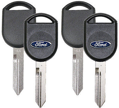 #ad 2 Ford H84 40 BIt New Uncut Transponder Chip Key LOGO USA Seller TOP QUALITY $18.50