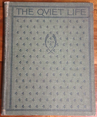 #ad 1890 The Quiet Life: Versus By Various Hands 1st Edition Antique Poetry Book AU $144.00