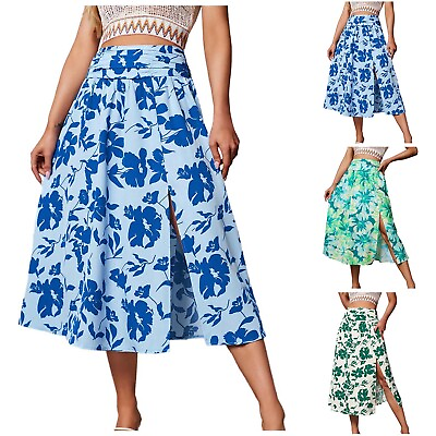 #ad Summer Leisure Flower Print Skirt ZF $16.80