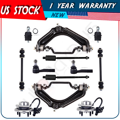 #ad Front Upper Control Arms Tie Rods Wheel Hub Bearings For 2002 2005 Ford Explorer $199.88