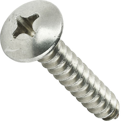 #ad #6 x 1 4quot; Truss Head Sheet Metal Screws Self Tapping Stainless Steel Qty 100 $10.10