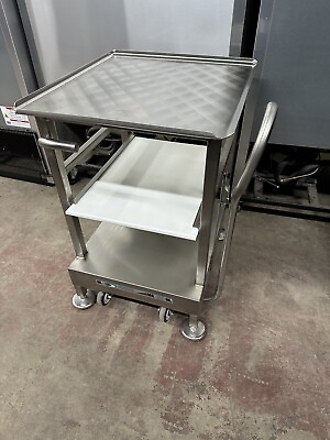 #ad Face To Face Deli Buddy Mobile Stainless Cart Works Great $249.99