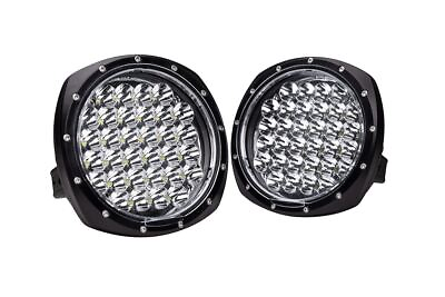 #ad Autotek 7 Inch Off Road Round LED Lights Pair of 2 Black 80W amp; 7000 Lumen Each $103.50