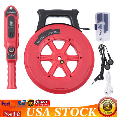 #ad Portable Wall Iron Pipe Blockage Detector Scanner Instrument Diagnostic Tool 30M $84.55