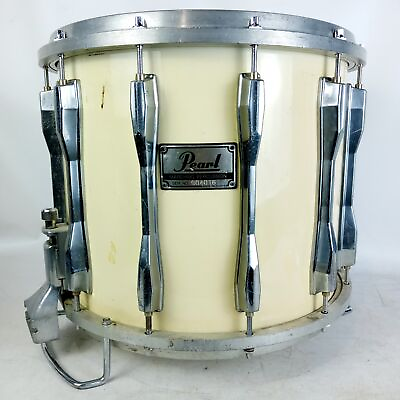 #ad Pearl 12x14quot; Marching Percussion Snare Drum 12 Lug High Tension Die Cast Vintage $285.00