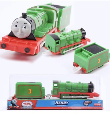 #ad Thomas and Friends Henry Trackmaster Motorized Railway Train Fisher Price New $28.00