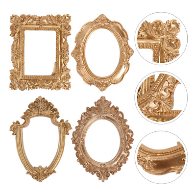 #ad Chic Resin Picture Frames Set of 4 for Home Decoration $17.45