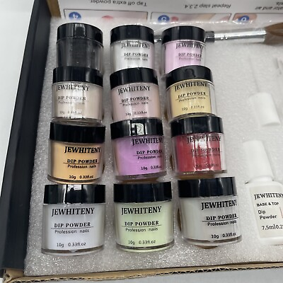 #ad Jewhitney Healthy Professional Nails Dipping Powder kit $16.95