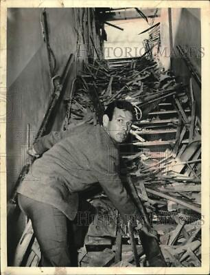 #ad 1963 Press Photo David Janssen in movie scene tup13926 $16.99