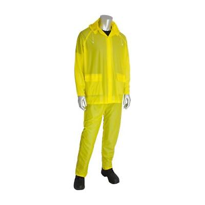 #ad PIP 201 100L Yellow PVC Rainsuit w Elastic Waist Pants L $341.98