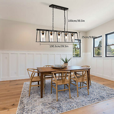 #ad Dining Room Chandelier Light Fixture Farmhouse Kitchen Island Pendant Lighting $80.80